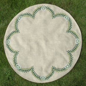 Guirlande, grn  - juletrstppe 