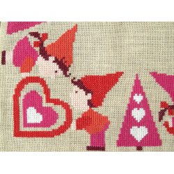 Kys mig, pink - Juletrstppe 