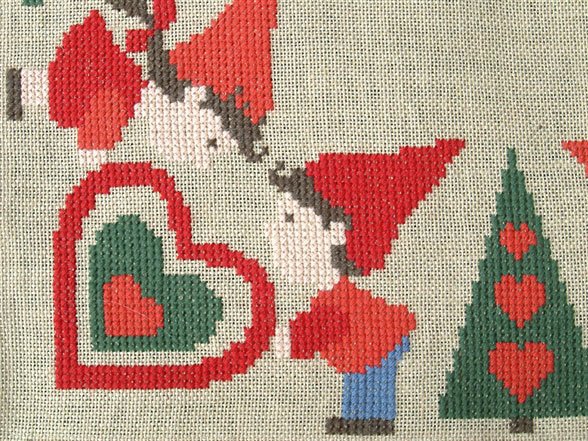 " kys mig"  - juletrstppe p hessian