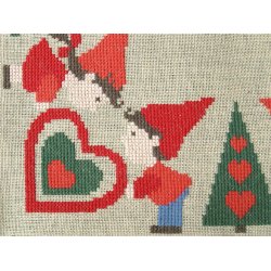 " kys mig"  - juletrstppe p hessian