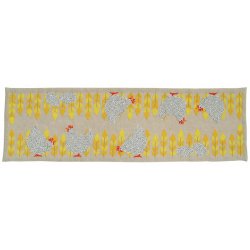 Hvide hns og g - pskelber med broderi