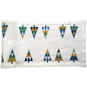 Vintertrer - julelber med broderi