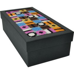 Lakridskonfektske - ske med stramajbroderi