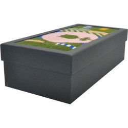 Hope box - passepartout �ske med broderi