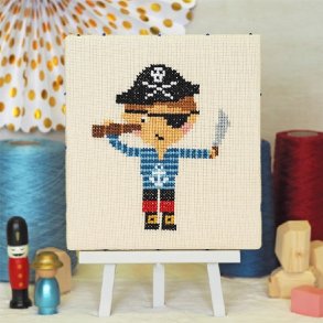 Ahoy Pirate - brnebroderi