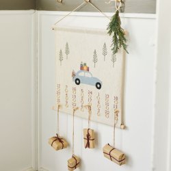 Jul i 1969 - julekalender med broderi