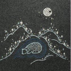 Snedynen - frit broderi