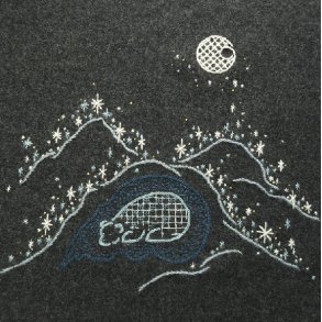 Snedynen - frit broderi