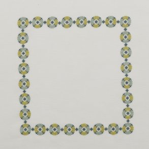 billede dug med broderi fra Haandarbejdets Fremme