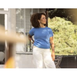 Bleu - t-shirt strukturm�nster