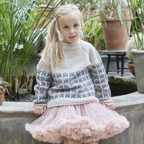 Butterfly - fin brnesweater med sommerfugle