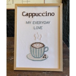 Cappuccino - ophng med broderi