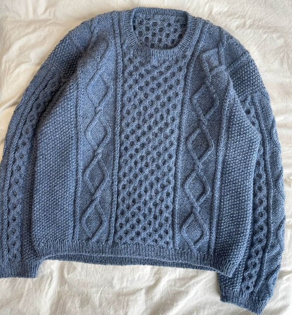 Dagmar sweater,man - strik i Triple garn 