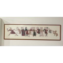 Dansefrisen - ophng med broderi