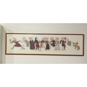 Dansefrisen - ophng med broderi