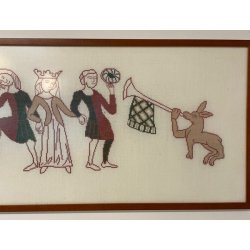 Dansefrisen - ophng med broderi