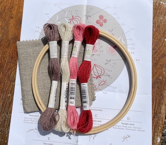 Indiennes flowers - frit broderi p hrlrred