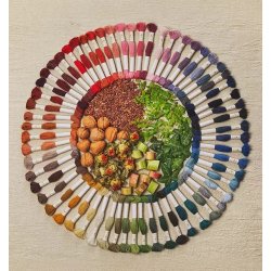 Eco Vita broderigarn - kologisk uldbroderigarn