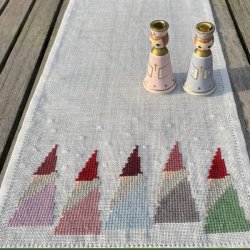 Fader Frost - julelber med broderi