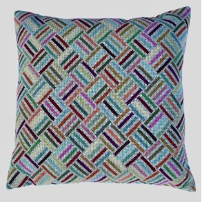 billede stramajpude Flettet