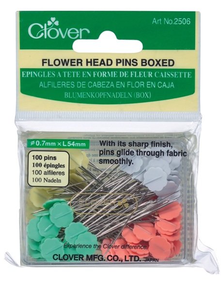 Flower Head Pins - �ske med 100 n�le