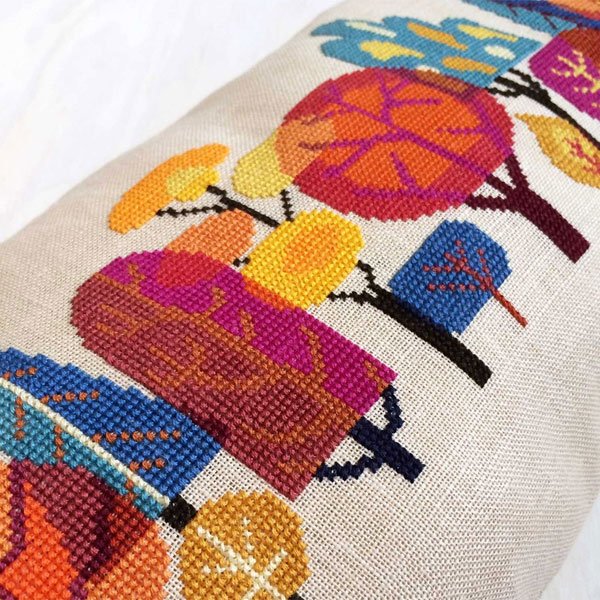 Forest -  broderimønster Satsuma street