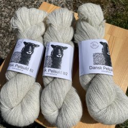 billede Dansk Pelsuld 8/2 farve sand