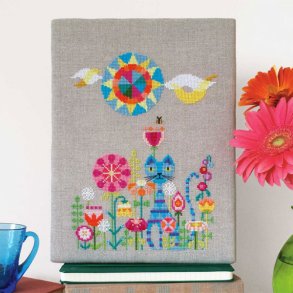 Garden cat - broderimnster Satsuma Street 