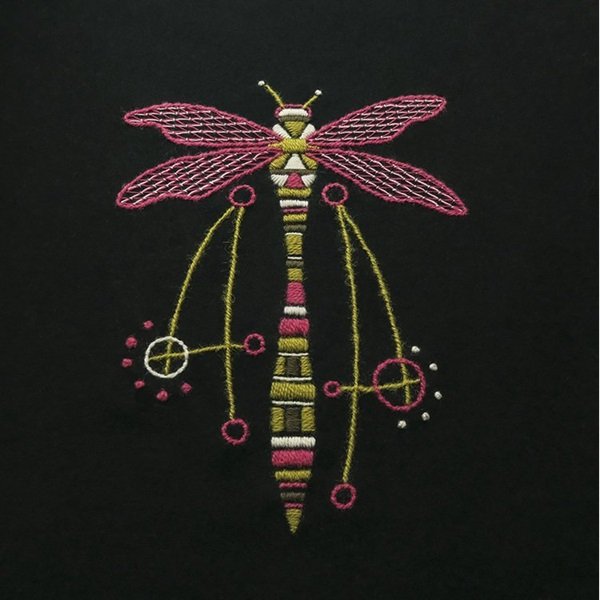 Guldsmedens drm - frit broderi