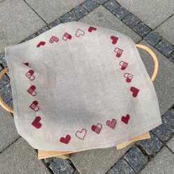 billede Juleserviet med broderi