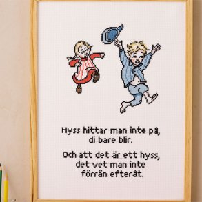 Ida og Emil - ophng med broderi