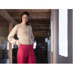 Imprint - sweater med mnsterstrik