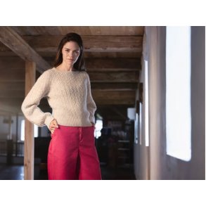 Imprint - sweater med mnsterstrik