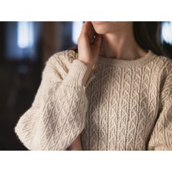 Imprint - sweater med mnsterstrik