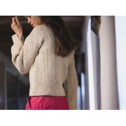 Imprint - sweater med mnsterstrik