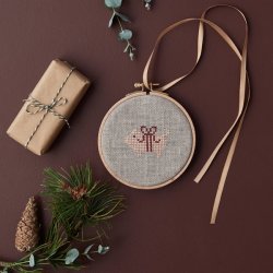 billede mistelten julebroderi