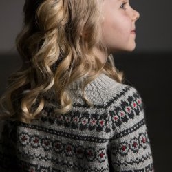 Kirsten - strik en bluse med "h�nsestrik"