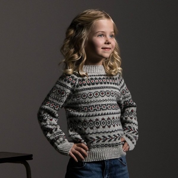 Kirsten - strik en bluse med "h�nsestrik"