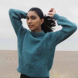 billede Klintholmsweater i H�ndv�rksgarn