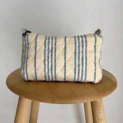 Seersucker striped - tool clutch fra PetiteKnit