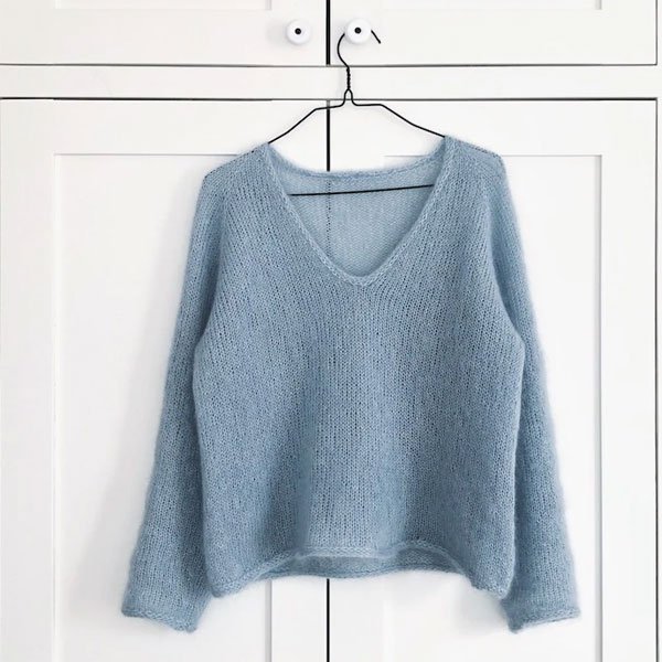 Kumulus bluse - strik i Tilia