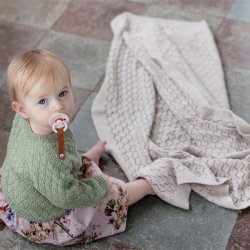 Lille Myr - strik et babytppe