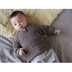 Strikkekit til babytr�je med m�nster