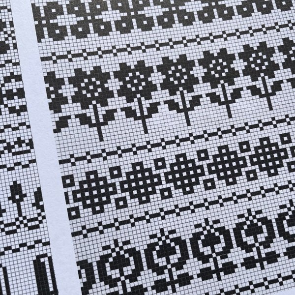 Masser af mstre - broderi- og strikkemnstre