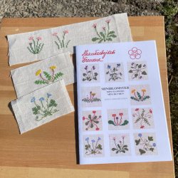 Miniblomster - broderihæfte