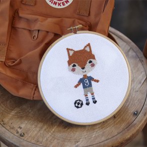 Mr. Fox, modern - ophng med broderi