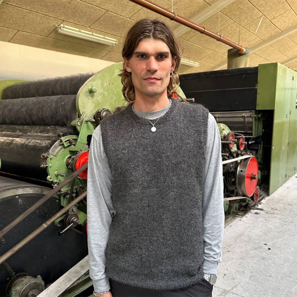Novice slipover man - strik i Dansk Pelsuld garn