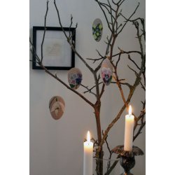 Pskeg 2 - pskepynt med broderi