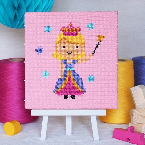 Prinsesse - børnebroderi