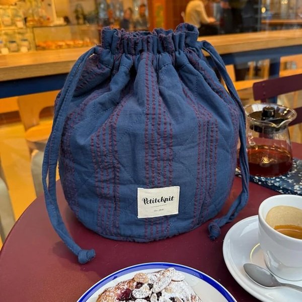 Projekttaske, night shadow fra PetiteKnit 